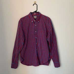 J. Crew slim fit gingham button-up